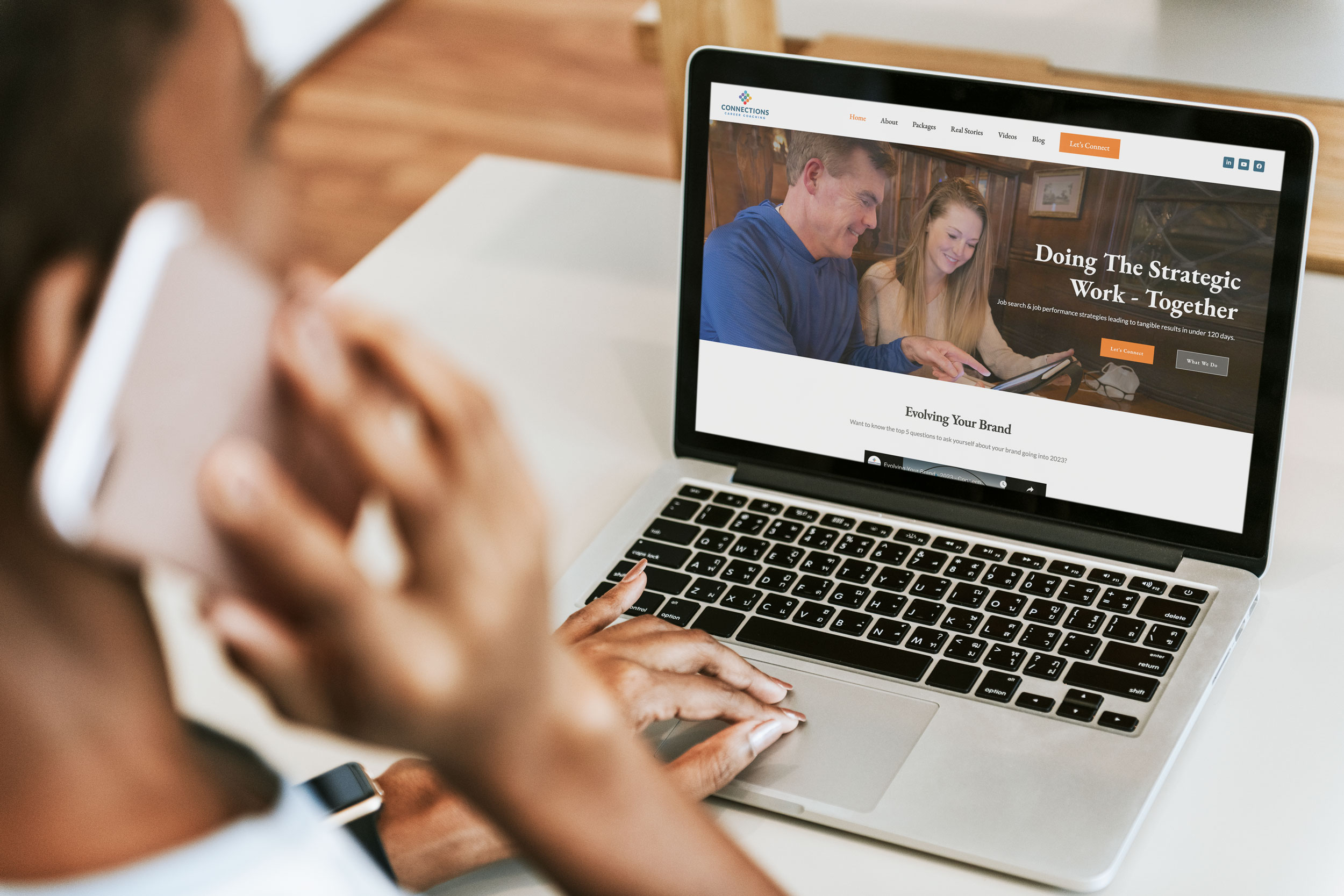 connections career coaching web design & development